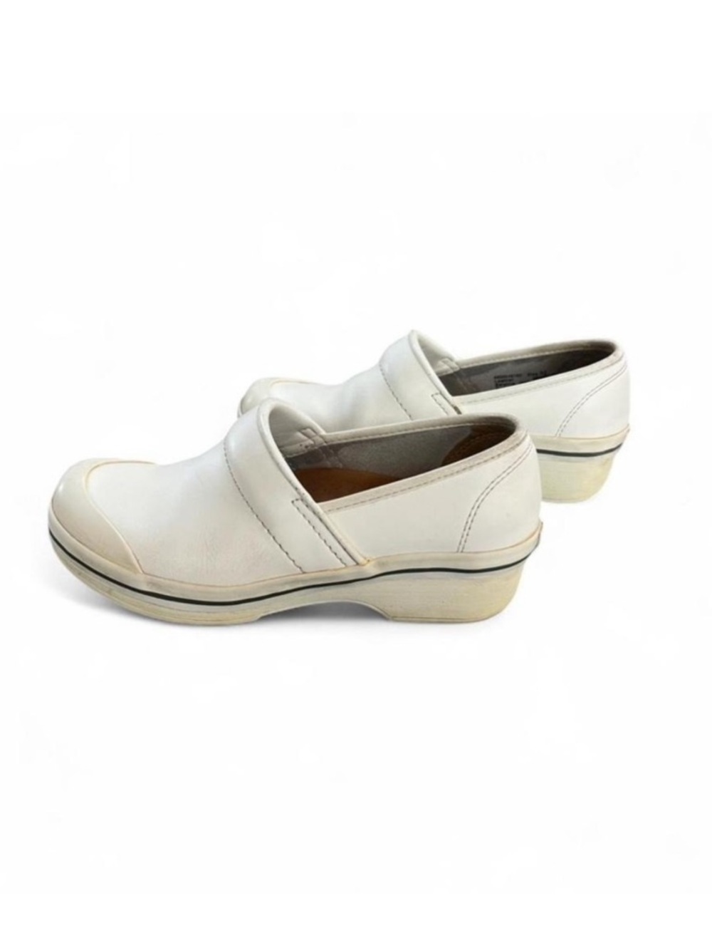 Dansko White leather clogs with a classic design Size 37 Nursing Uniform